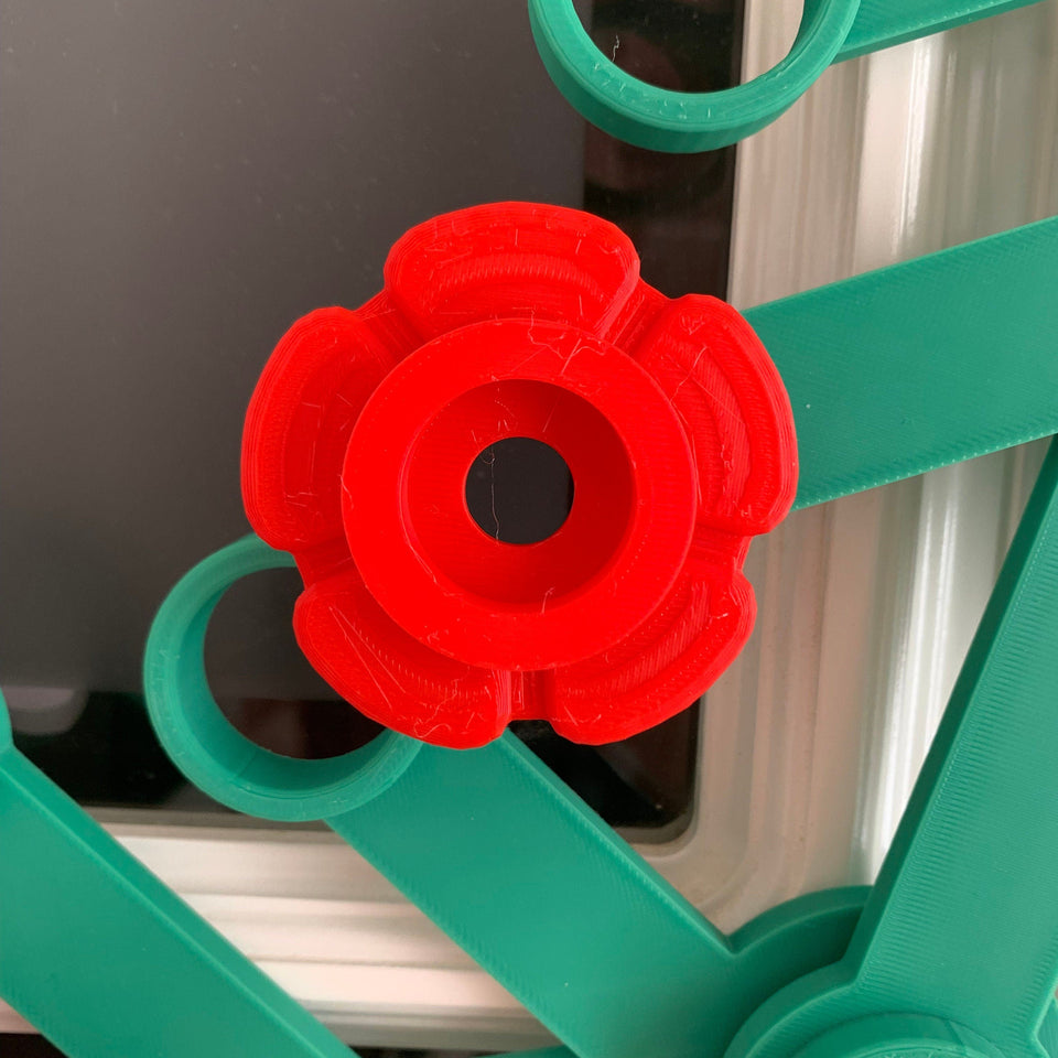 Corona Navideña Gigante – Inspirada en Juegos de Bloques | Personalizable