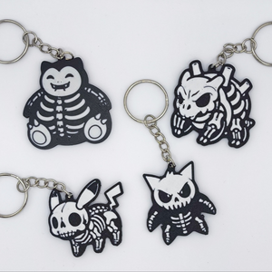 Llavero de Esqueleto - Inspirado en tu Anime Favorito | Edición Halloween