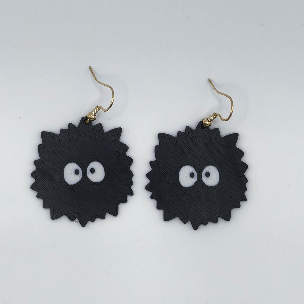 Pendientes Susuwatari - Estudio Ghibli