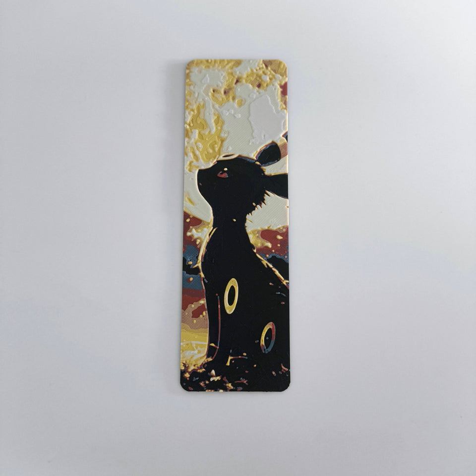 Marcapáginas Ｕｍｂｒｅｏｎ – Diseño 3D inspirado en Ｐｏｋｅｍｏｎ