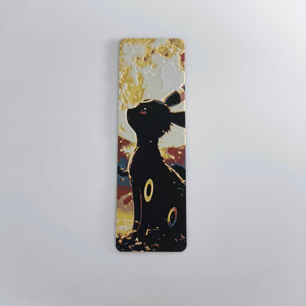 Marcapáginas Ｕｍｂｒｅｏｎ – Diseño 3D inspirado en Ｐｏｋｅｍｏｎ