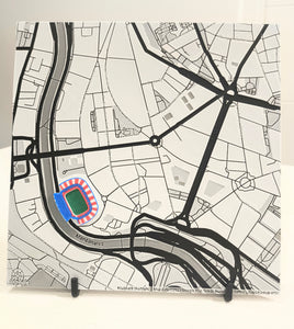 Mapa estadio de fútbol